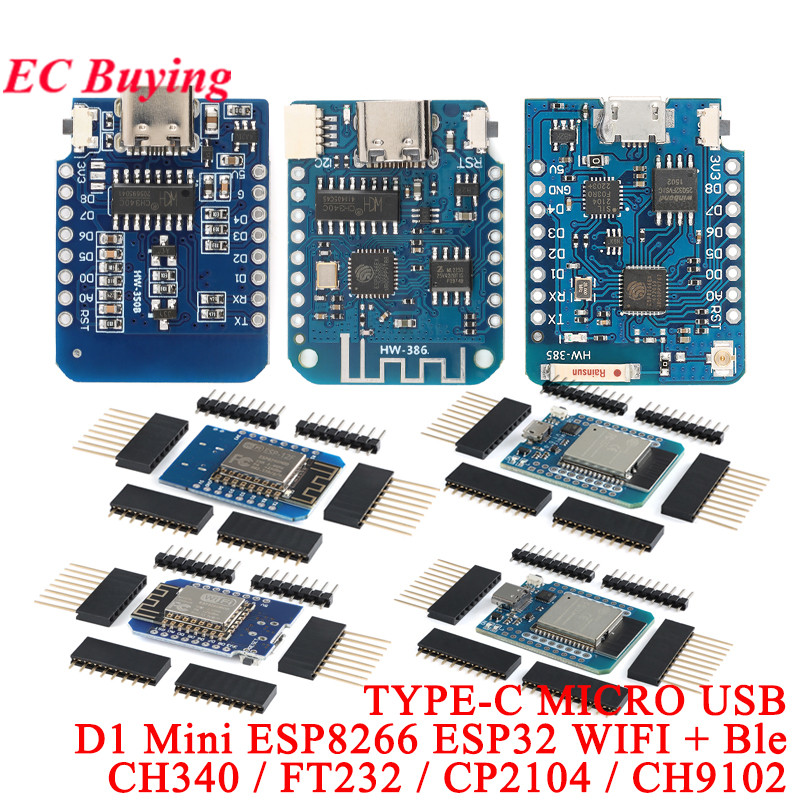 10Pcs/1pc WeMos LOLIN D1 Mini  - D1 Mini Pro review and price
