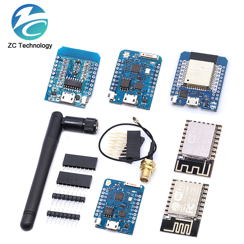 ESP8266 ESP-12 ESP-12F ESP32 C - Wemos D1 review and price