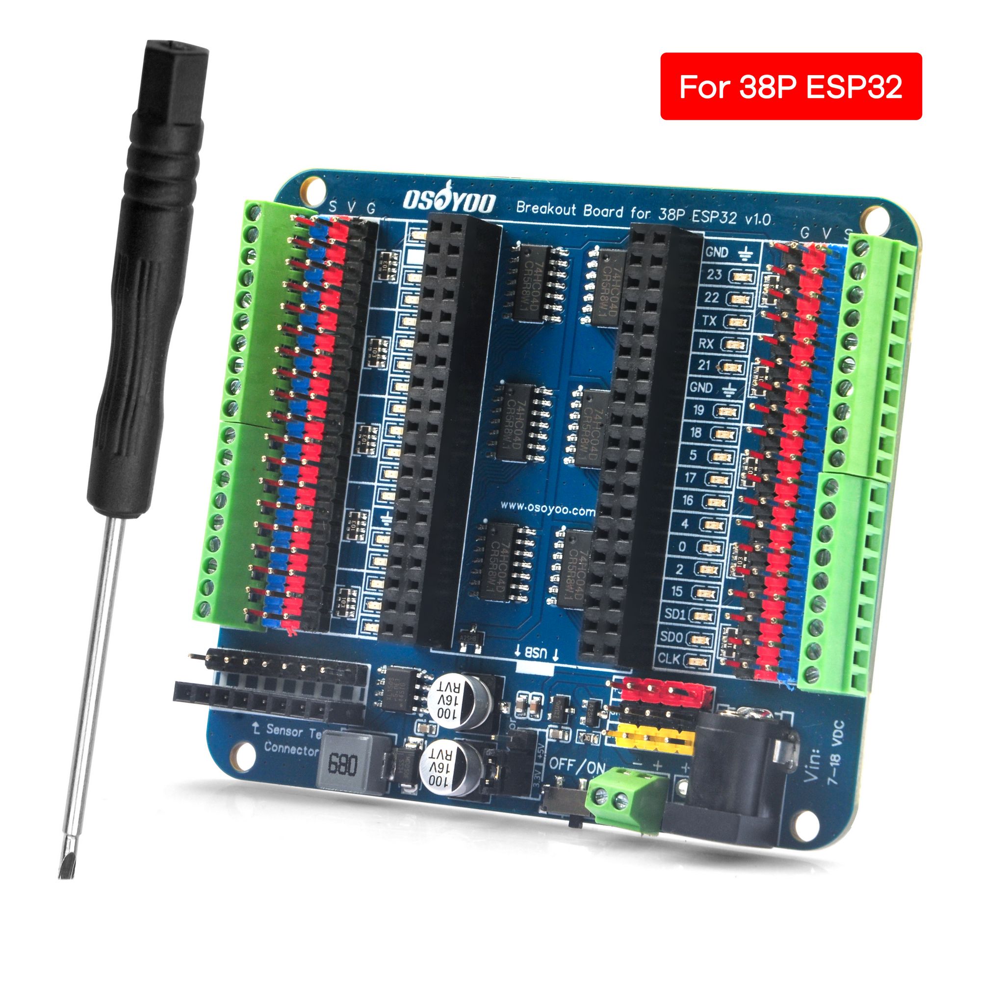 OSOYOO Breakout Board for 30-P - Nodemcuv2 review and price