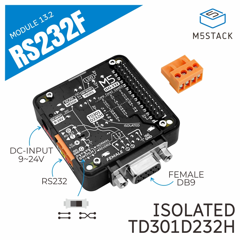 M5Stack Official RS232 Module  - M5Stack review and price