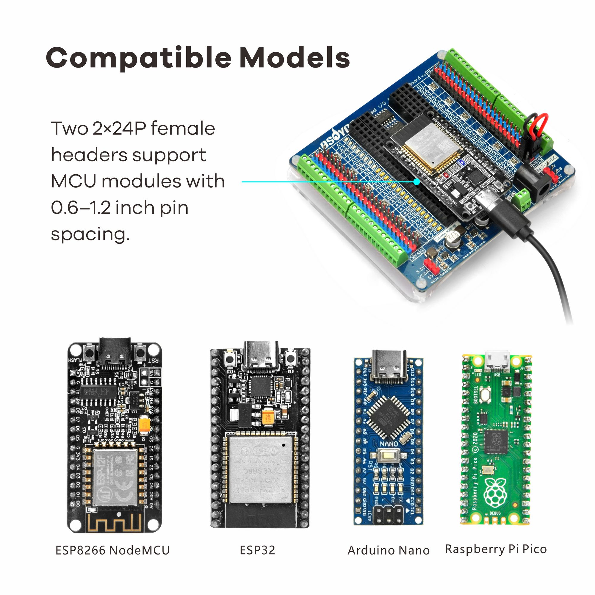 OSOYOO Universal IO Breakout B - Nodemcuv2 review and price